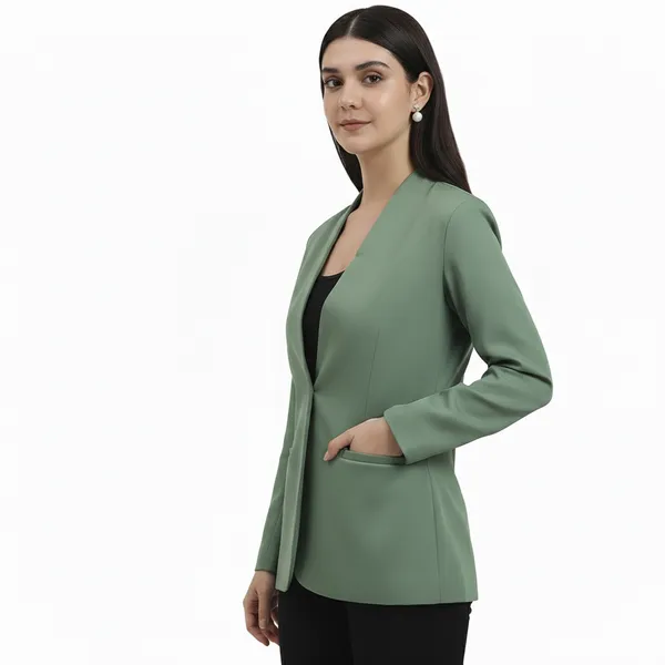 Green_Lapel_less_Women_Blazer