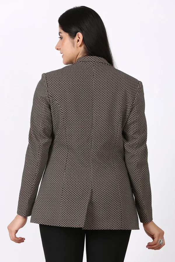 Brown_Hosiery_Formal_Single_Breasted_Blazer_For_Women