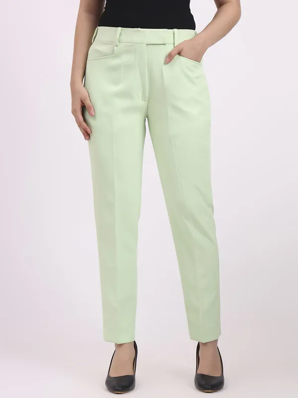 Light_Green_Formal_Slim_Fit_Trouser_For_Women