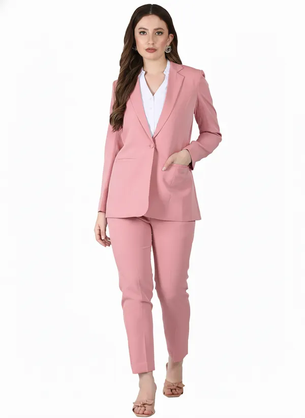 Light_Pink_Notch_Lapel_women_blazer_with_Pant