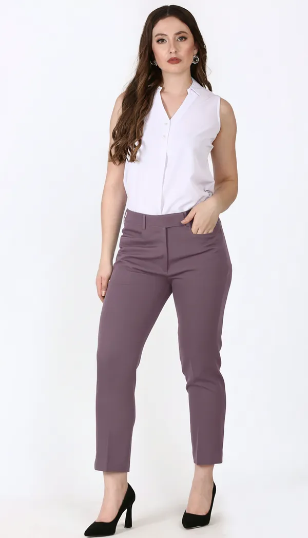 Mauve_Purple_Formal_Slim_Fit_Trouser_For_Women