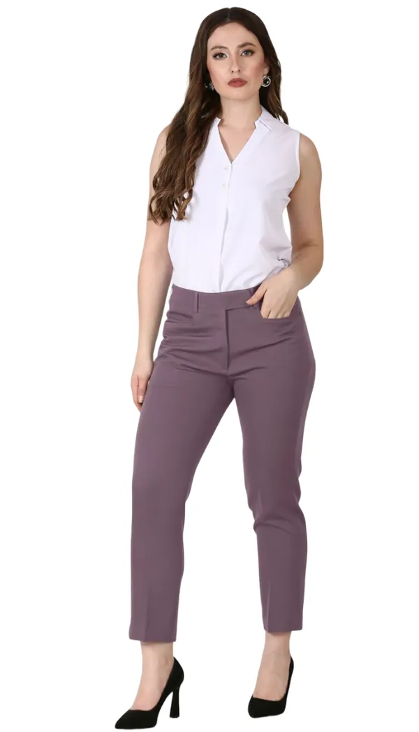 Mauve_Purple_Formal_Slim_Fit_Trouser_For_Women