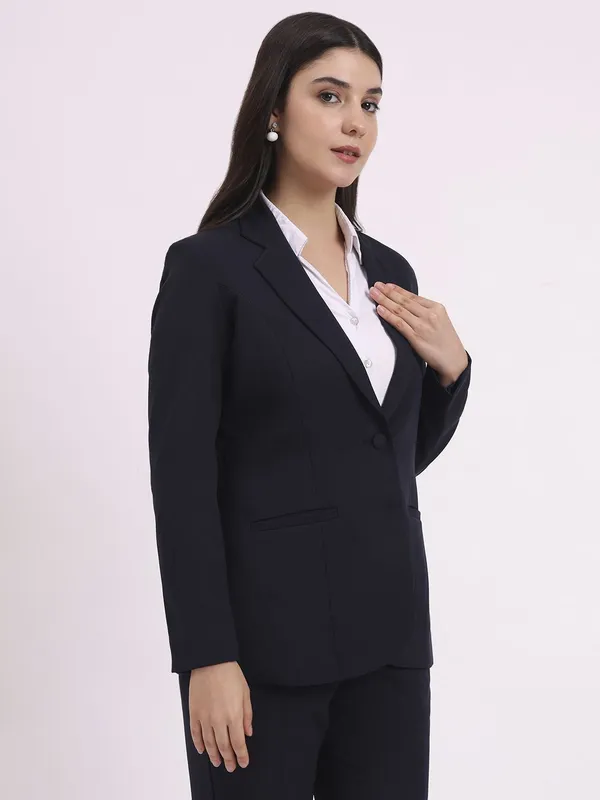 Navy_Formal_Single_Breasted_Blazer_For_Women