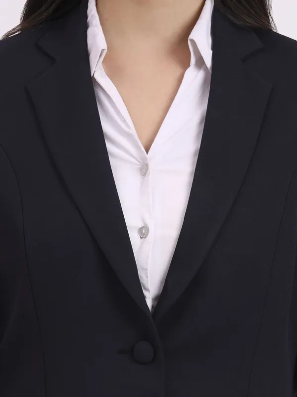 Navy_Formal_Single_Breasted_Blazer_For_Women