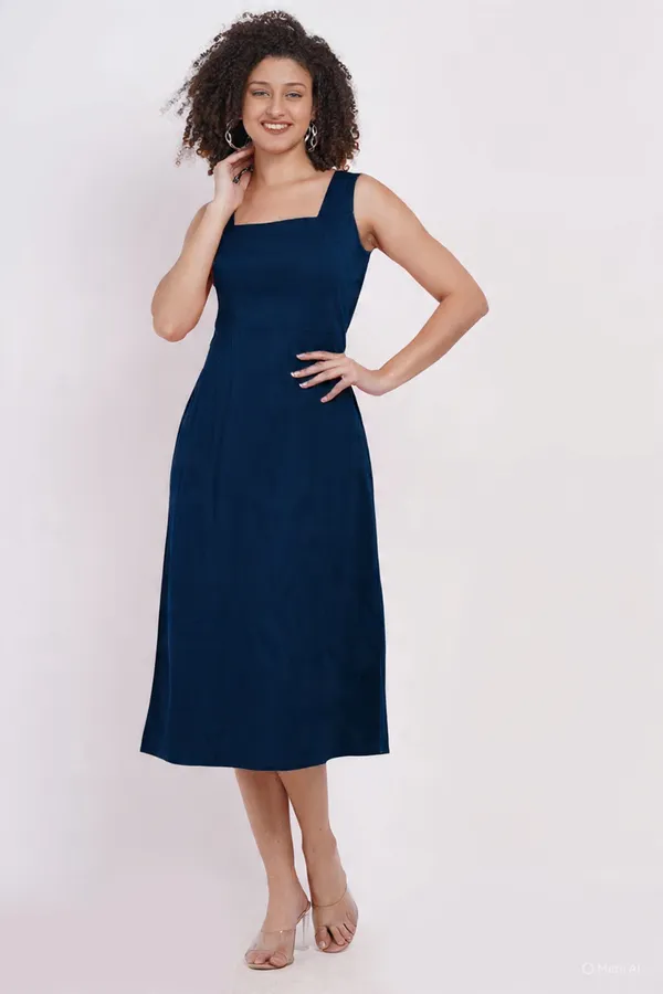 Navy_Women_Sleevless_Dress
