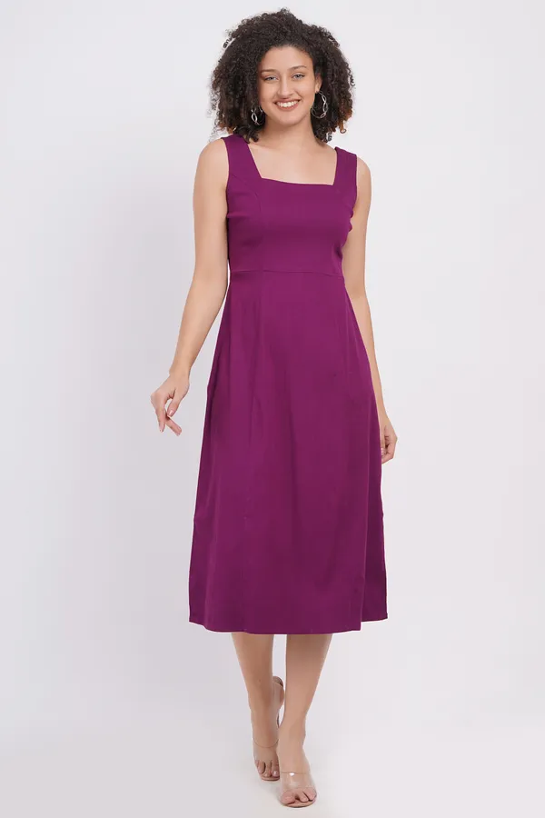 Purple_Women_Sleevless_Dress