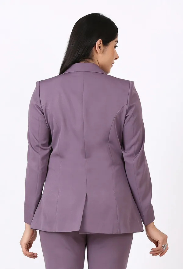Mauve_Purple_Notch_Lapel_Blazer_For_Women