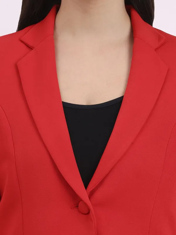 Red_Formal_Single_Breasted_Blazer_Notch_Lapel_For_Women