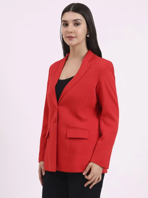 Red_Formal_Single_Breasted_Blazer_Notch_Lapel_For_Women