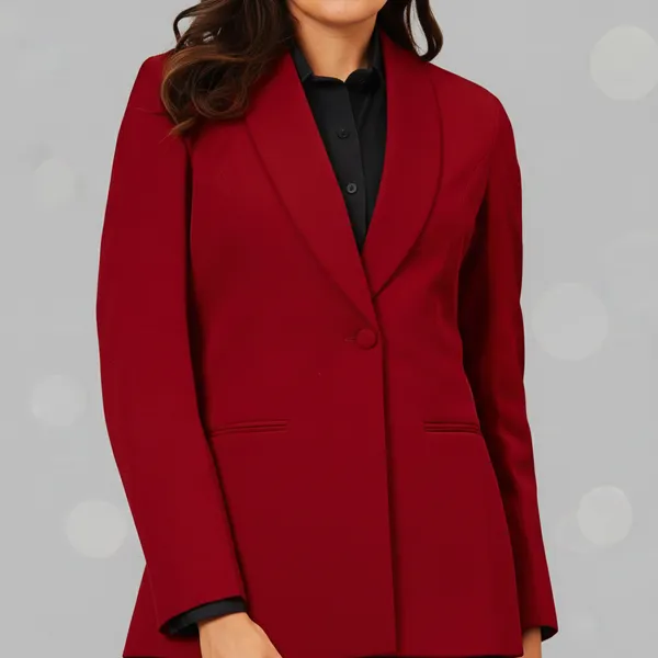Red_Shawl_Lapel_Blazer_For_Women