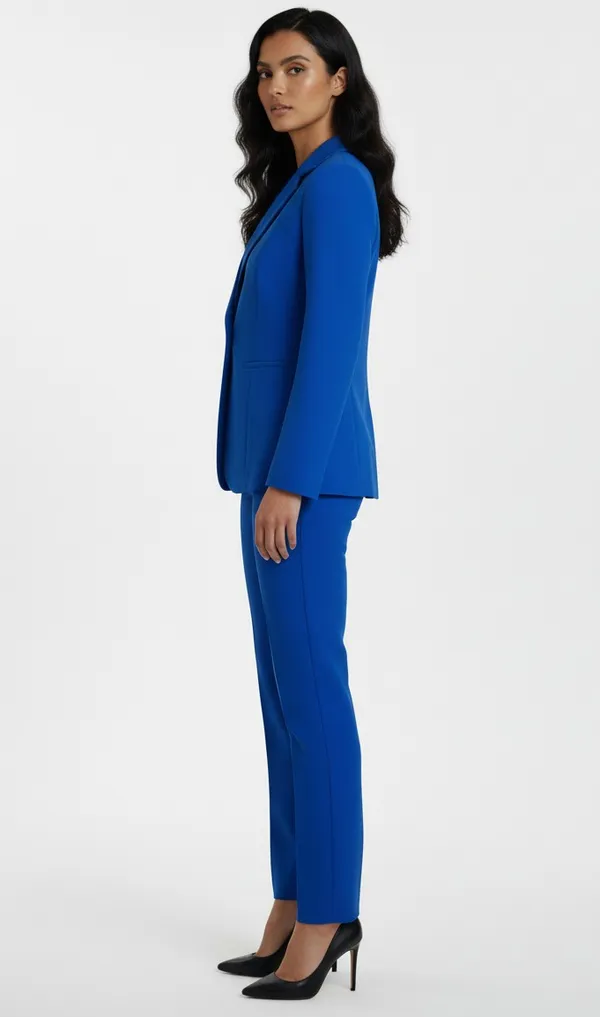 Royal_Blue_Formal_Pantsuit_Shawl_Lapel_With_Straight_Pants_For_Women