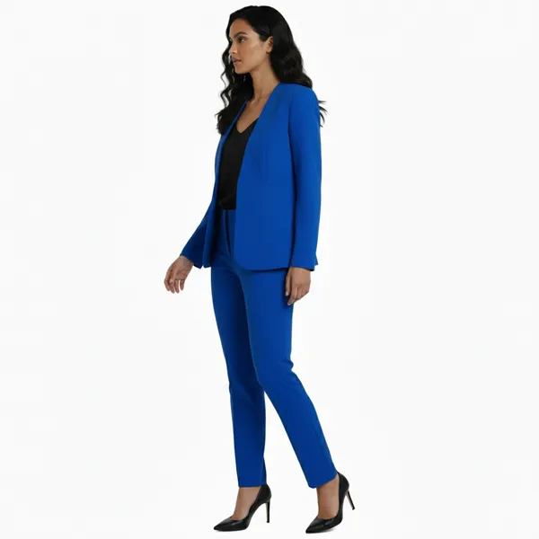 Royal_Blue_Women_Open_front_Blazer_with_pant