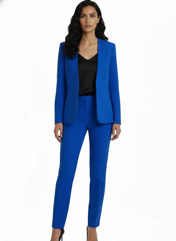 Royal_Blue_Women_Open_front_Blazer_with_pant