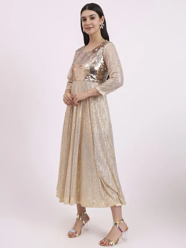 Women_Fit_and_Flare_Golden_yellow_Maxi/Full_Length_Dress