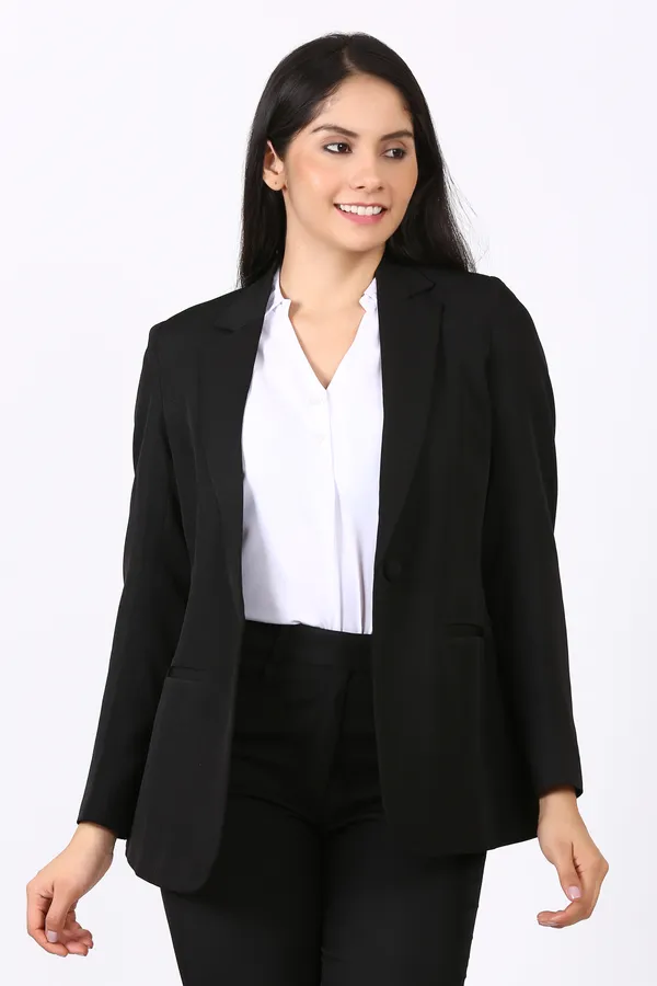 Black_Notch_Lapel_Blazer_For_Women