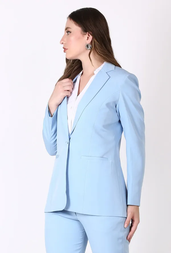 Light_Blue_Notch_Lapel_Blazer_For_Women