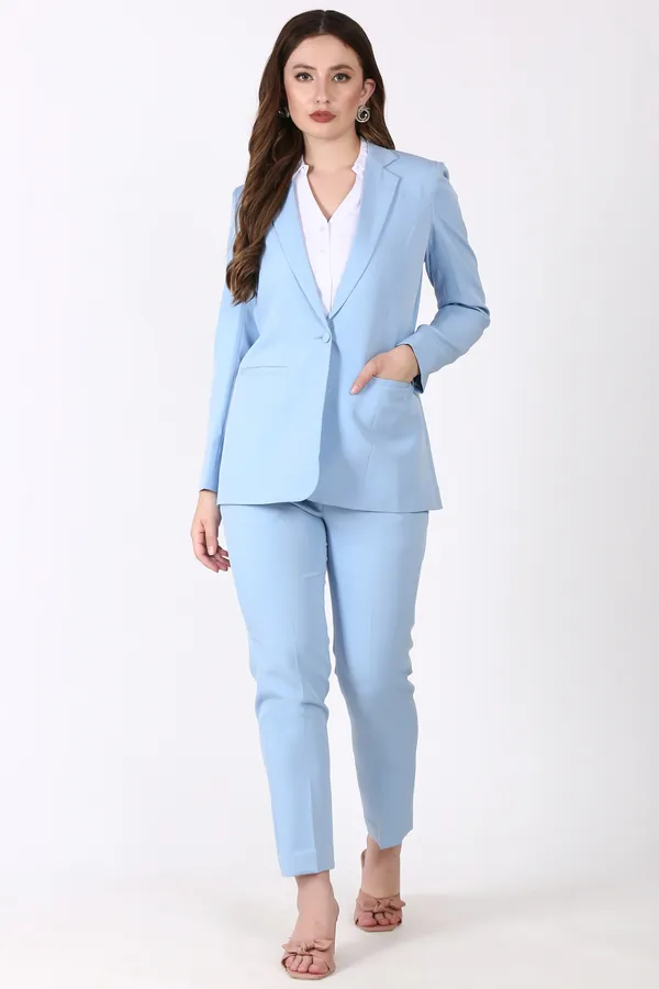 Light_Blue_Notch_Lapel_Blazer_For_Women
