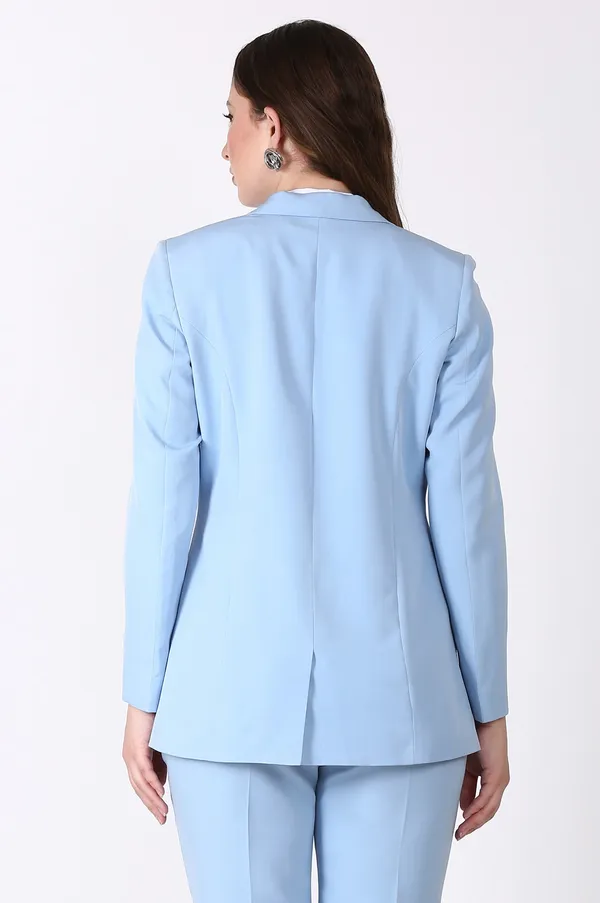 Light_Blue_Notch_Lapel_Blazer_For_Women