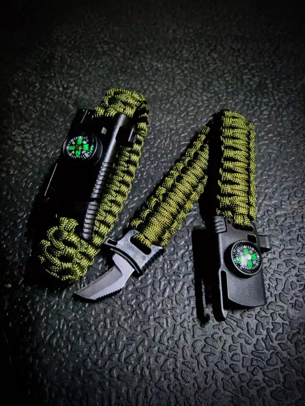 Pack_of_2_-Paracord_Bracelet_with_Knife__/Whistle/Compass/_Flint_