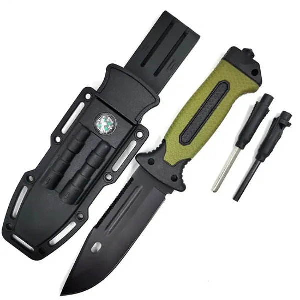 Rescue_Sheath,_Compass,_Whistle_&_Flint_Tactical_Survival_Knife