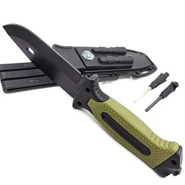 Rescue_Sheath,_Compass,_Whistle_&_Flint_Tactical_Survival_Knife