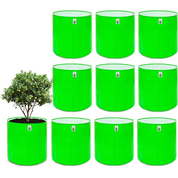 Pack_Of_5_Green_Hdpe_Circular_Grow_Bag_18X18_In_260_Gsm