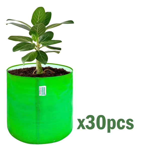 Pack_Of_10_Green_Hdpe_Circular_Grow_Bag__260_Gsm