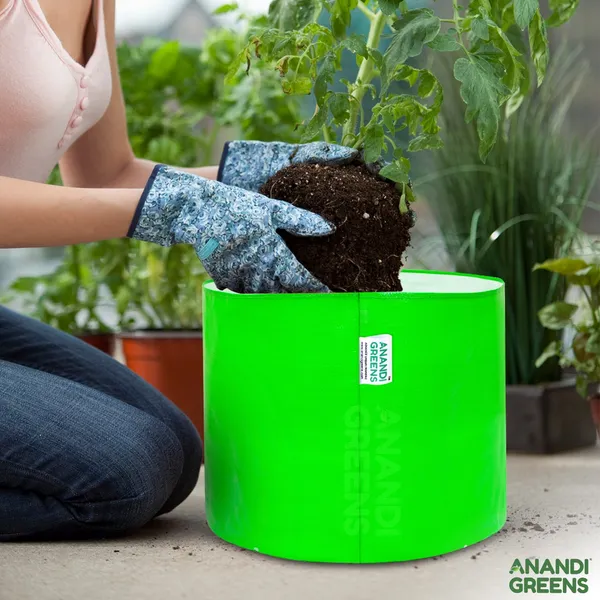 Pack_Of_20_Green_Hdpe_Circular_Grow_Bag__260_Gsm