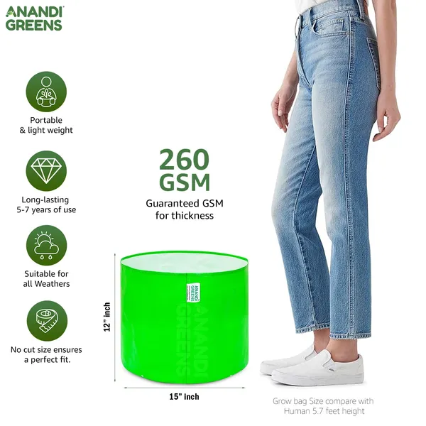 Pack_Of_20_Green_Hdpe_Circular_Grow_Bag__260_Gsm