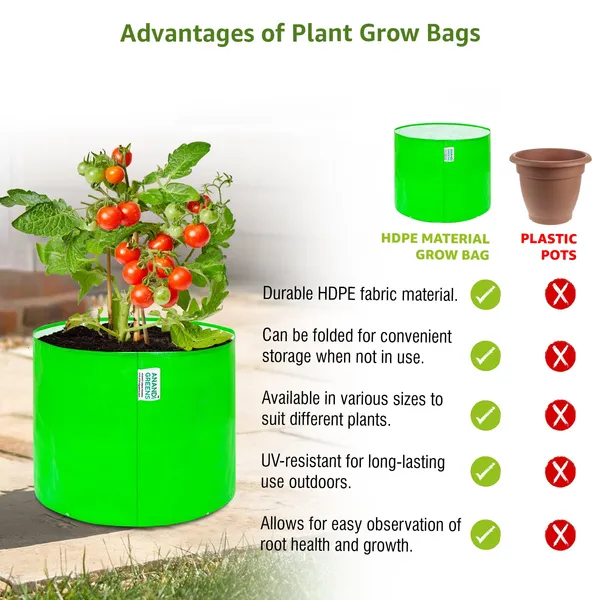 Pack_Of_9_Green_Hdpe_Circular_Grow_Bag_15_X_12_In_260_Gsm