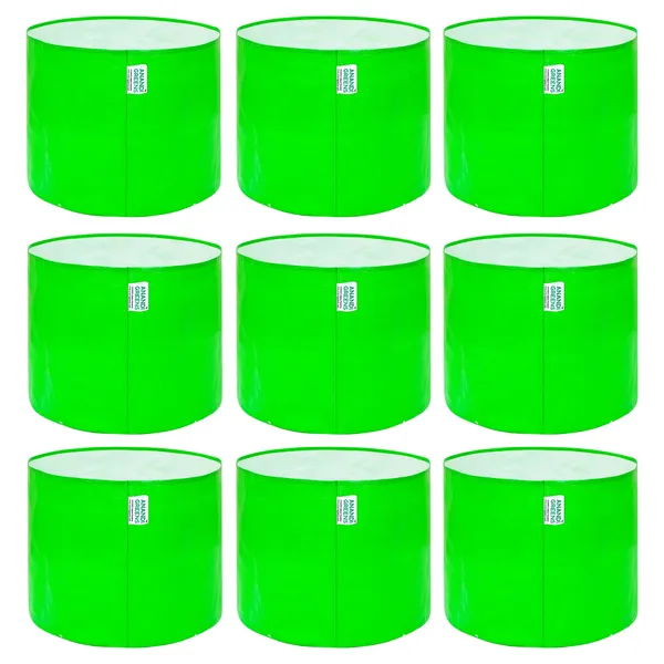 Pack_Of_9_Green_Hdpe_Circular_Grow_Bag_15_X_12_In_260_Gsm