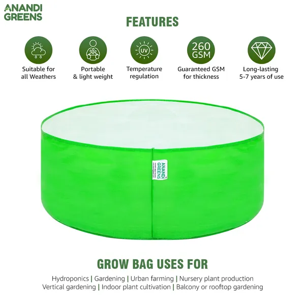 Green_Hdpe_Circular_Grow_Bag_18X9_In_260_Gsm