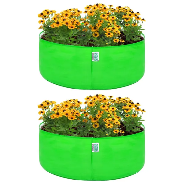 Pack_Of_2_Green_Hdpe_Circular_Grow_Bag_In_260_Gsm