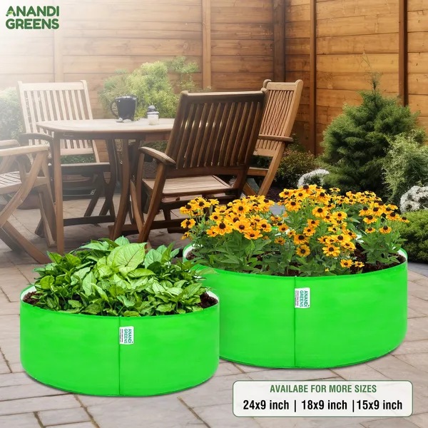 Pack_Of_4_Green_Hdpe_Circular_Grow_Bag_260_Gsm