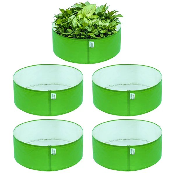 Green_Hdpe_Circular_Grow_Bag_12X6_In_260_Gsm