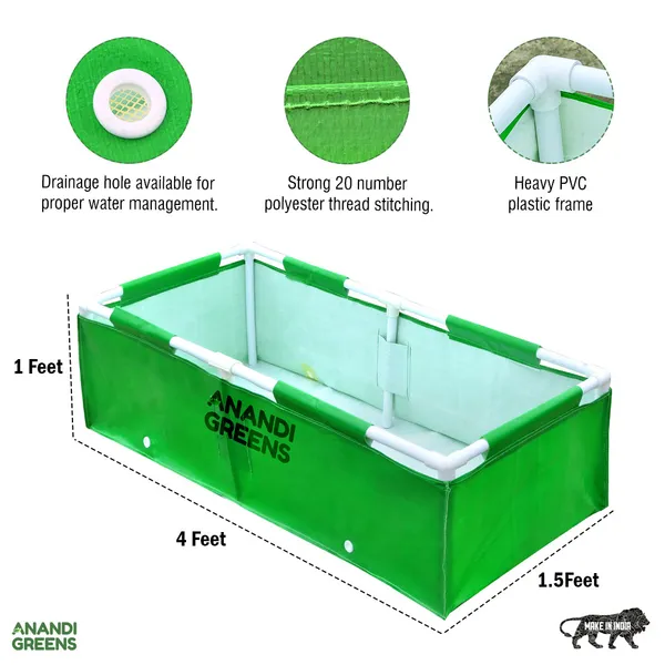 Green_Hdpe_Rectangular_Grow_Bag_4X1.5X1Ft_360_Gsm