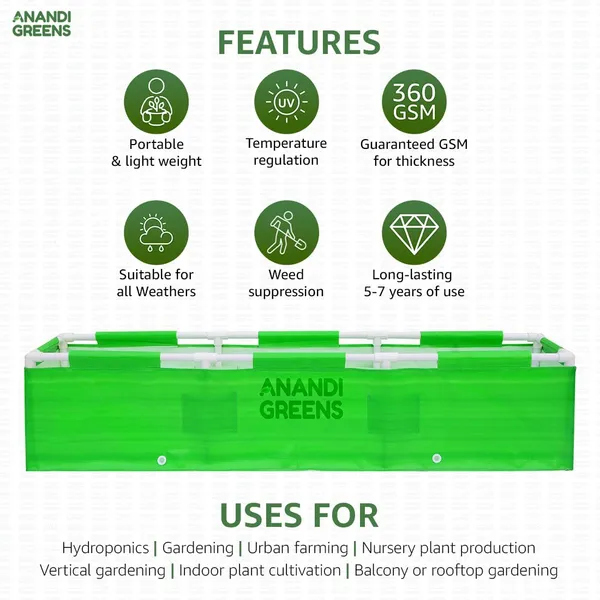 Green_Hdpe_Rectangular_Grow_Bag_5X1X1_Ft_360_Gsm