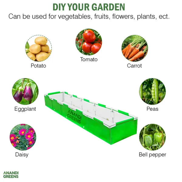 Green_Hdpe_Rectangular_Grow_Bag_8X2X1_Ft_360_Gsm