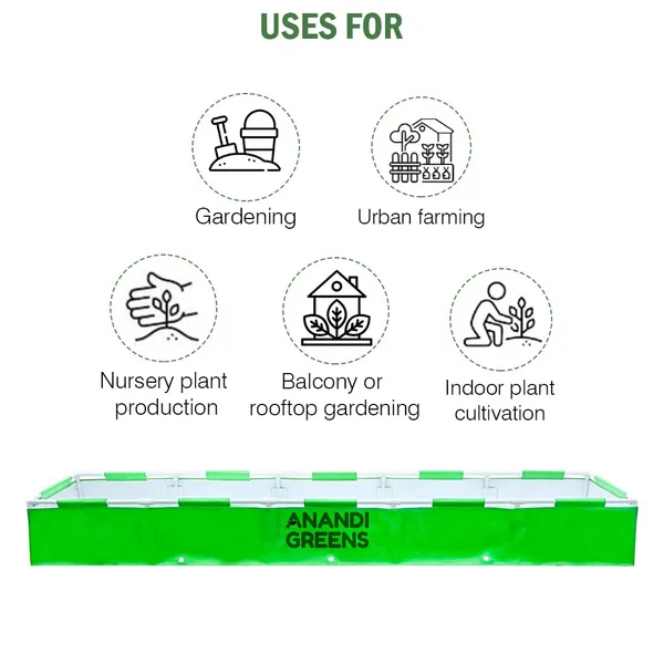 Green_Hdpe_Rectangular_Grow_Bag_8X2X1_Ft_360_Gsm