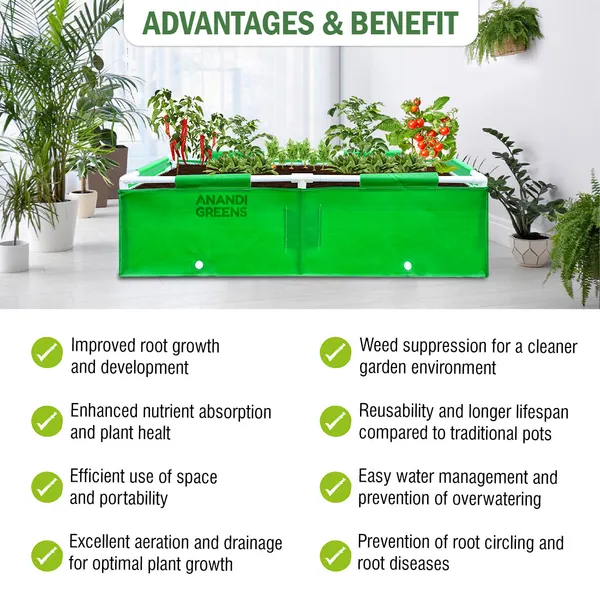 Green_Hdpe_Rectangular_Grow_Bag_4X2X1_Ft_360_Gsm