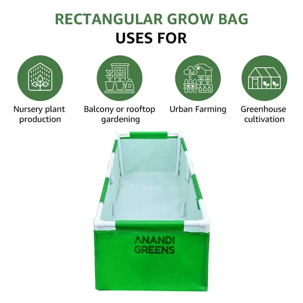 Green_Hdpe_Rectangular_Grow_Bag_4X2X1_Ft_360_Gsm