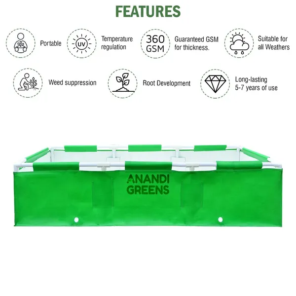 Green_Hdpe_Rectangular_Grow_Bag_5_X_1.25X1.25_Ft_360_Gsm