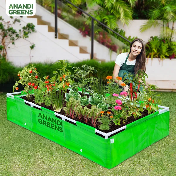 Green_Hdpe_Rectangular_Grow_Bag_6X3X1Ft_360_Gsm