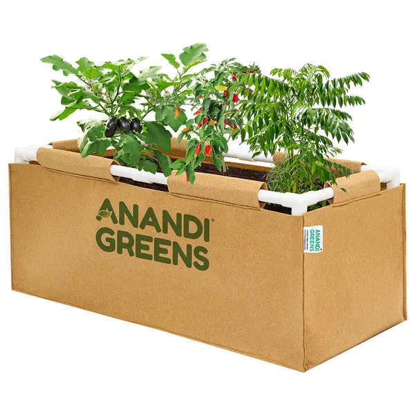 Cemal_Geo_Fabric_Rectangular_Grow_Bag_3X1.5X1Ft_400_Gsm