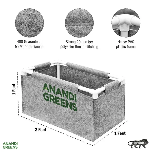 Grey_Geo_Fabric_Rectangular_Grow_Bag_2X1X1Ft_(400_Gsm)