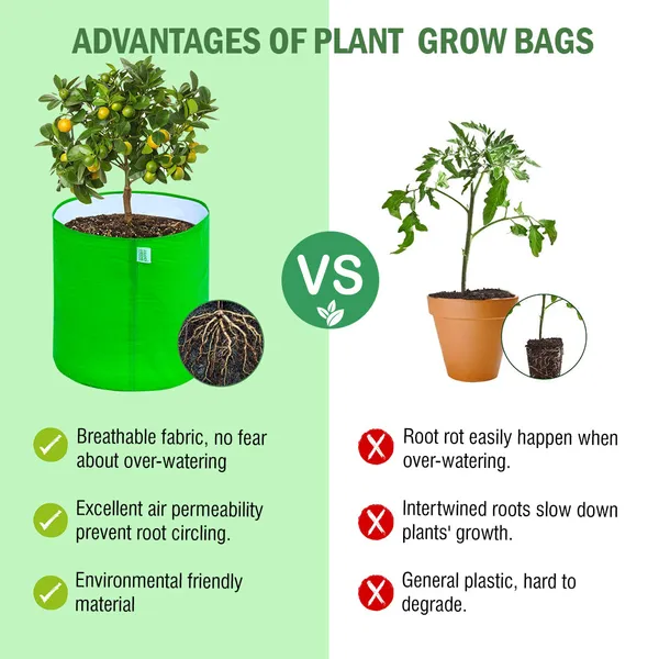 Pack_Of_10_Green_Hdpe_Circular_Grow_Bag_9X12_In_260_Gsm