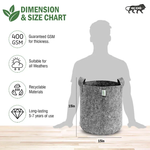 Grey_Geo_Fabric_Plant_Grow_Bag_15X15_In_400_Gsm