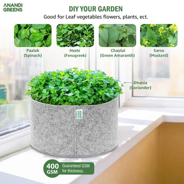 Grey_Geo_Fabric_Plant_Grow_Bag_18X6_In_400_Gsm