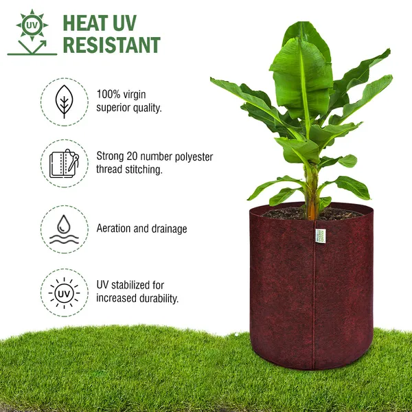 Maroon_Geo_Fabric_Plant_Grow_Bag_18X18_In_400_Gsm