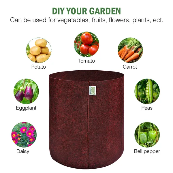 Maroon_Geo_Fabric_Plant_Grow_Bag_18X18_In_400_Gsm
